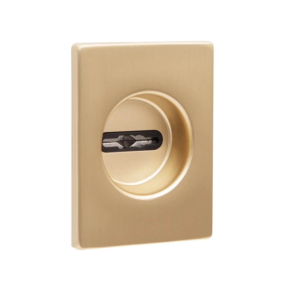 Фото Накладка на сувальдный замок ESC.S-auto.RL/U/K.477 SSG-39 сатинированное золото