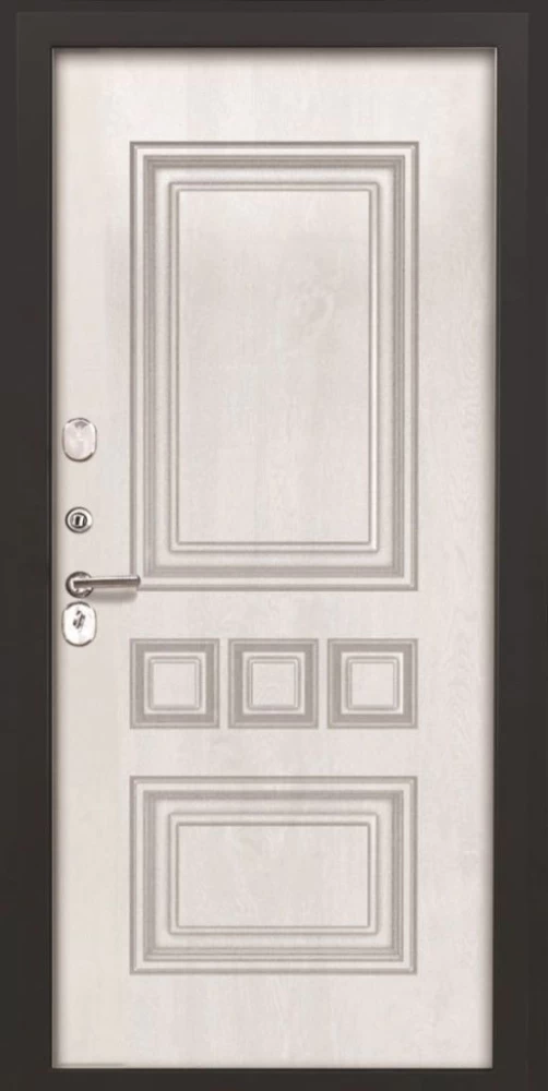 Входная дверь ДвериПРО Модель L-49 фл-608 винорит white DPRO195608 внутренняя сторона