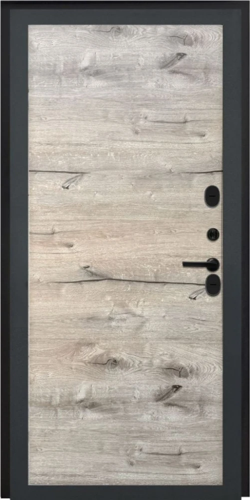 Входная дверь ДвериПРО L-3b Без фрезеровки Дуб пацифик горизонт DPRO198233 внутренняя сторона