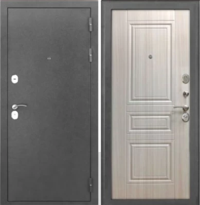 Дверь MXD Триумф антик серебро / сандал белый