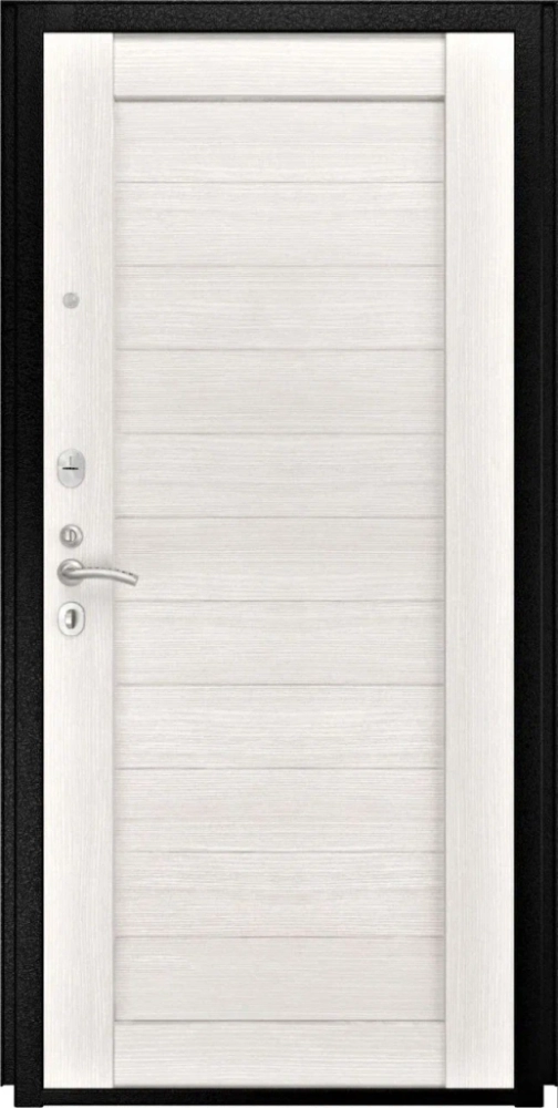 Входная дверь ДвериПРО L Термо СБ-3 листв. бел. (21 беленый дуб) DPRO195727 внутренняя сторона